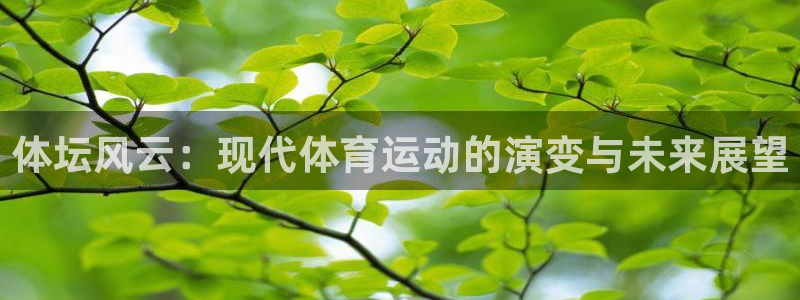 JJB竞技宝官网下载平台注册流程视频：体坛风云：现代体育运动